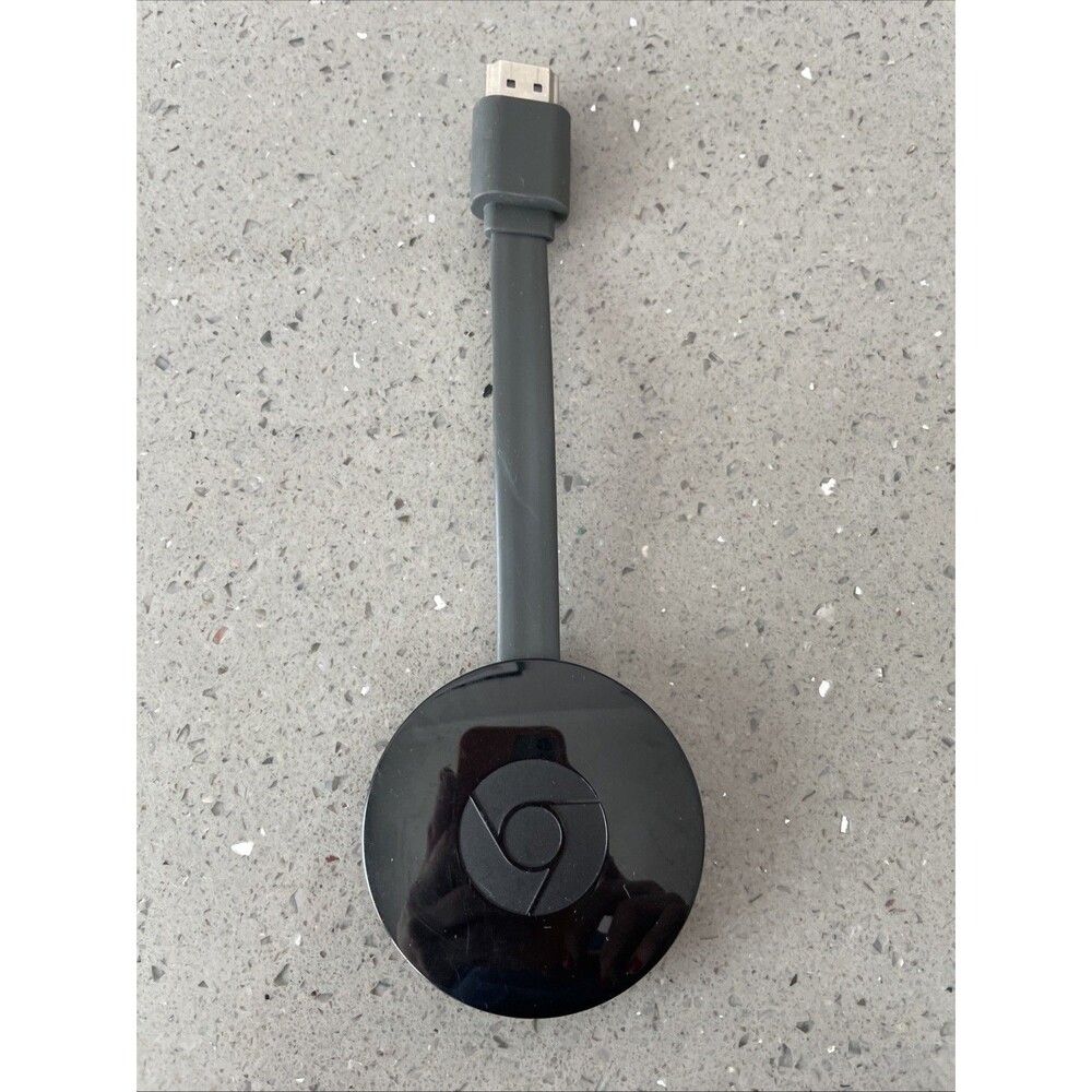 Google Chromecast Streaming Media Device Gray NC2-6A5 HDMI tested and working!